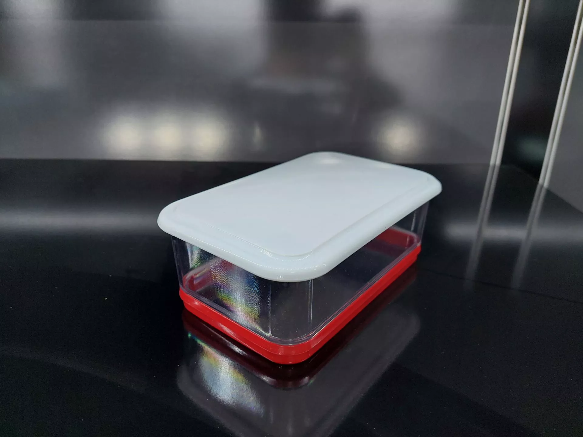 RECTANGULAR CRYSTAL STORAGE CONTAINER