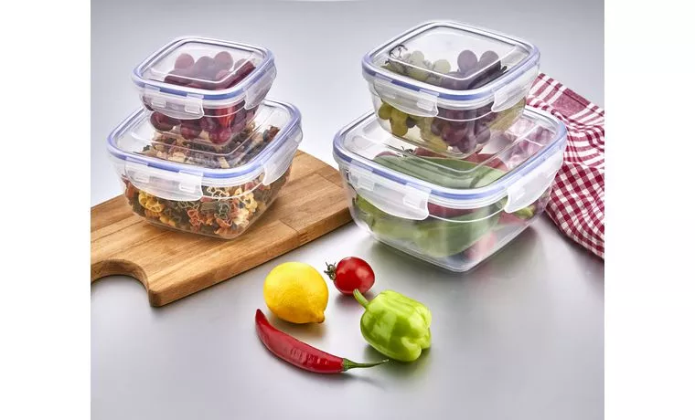 3 PIECE AIRTIGHT SQUARE STORAGE CONTAINER SET