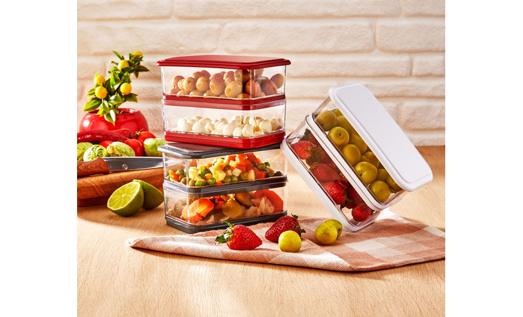 RECTANGULAR CRYSTAL STORAGE CONTAINER | ASUDE PLASTIK
