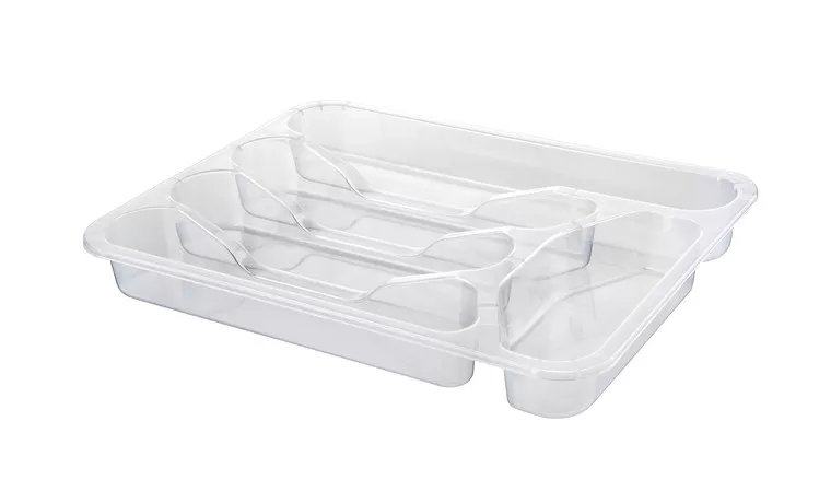 SMALL DRAWER CUTLERY TRAY TRANSPARENT