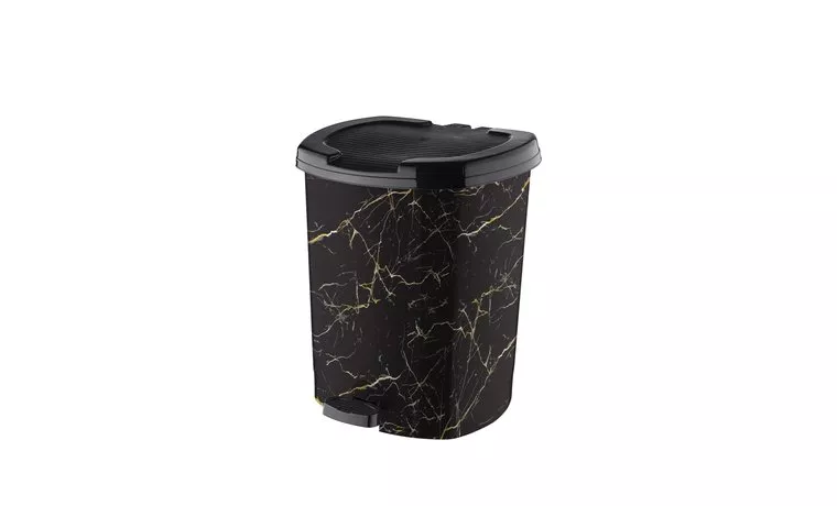 7 LT PATTERNED PEDAL BIN