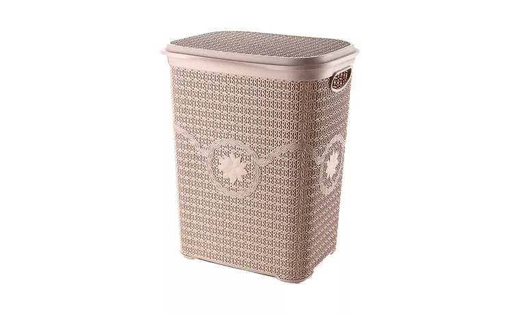 KNIT LAUNDRY BASKET