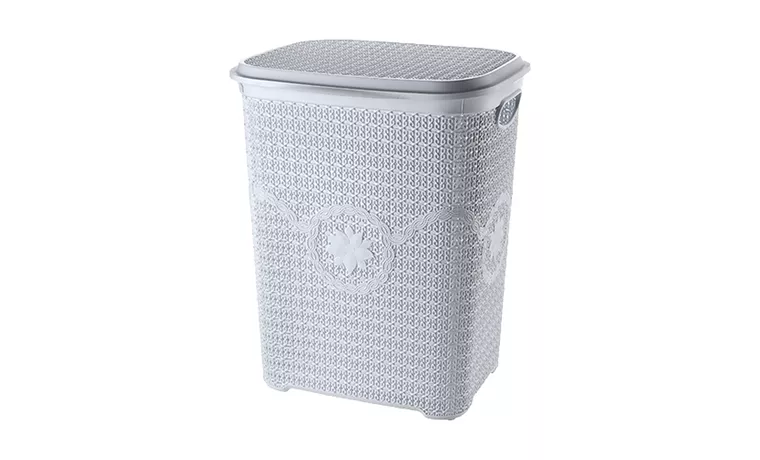 KNIT LAUNDRY BASKET