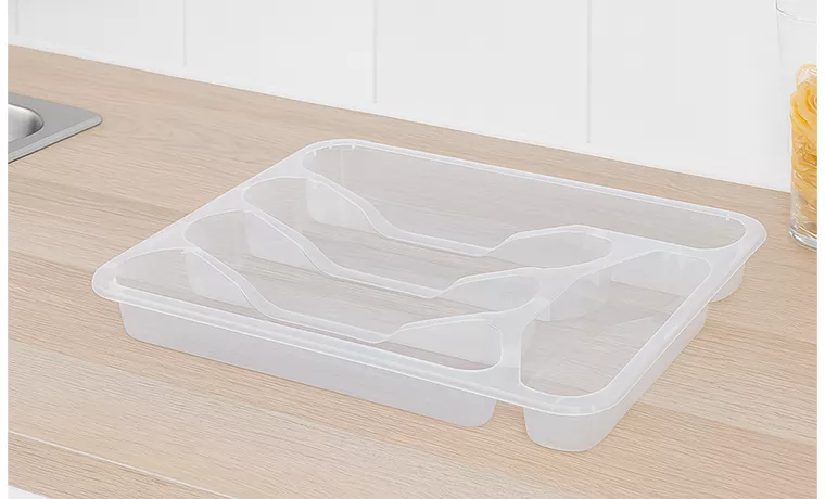 SMALL DRAWER CUTLERY TRAY TRANSPARENT