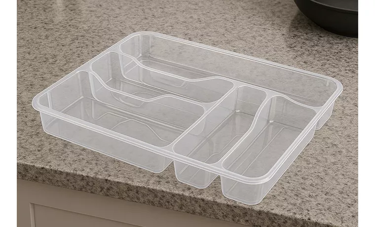 LARGE DRAWER CUTLERY TRAY TRANSPARENT