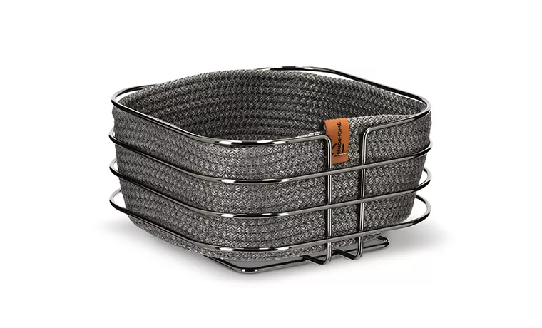 NATUREL SQUARE ANTHRACITE WIRE BREAD BASKET