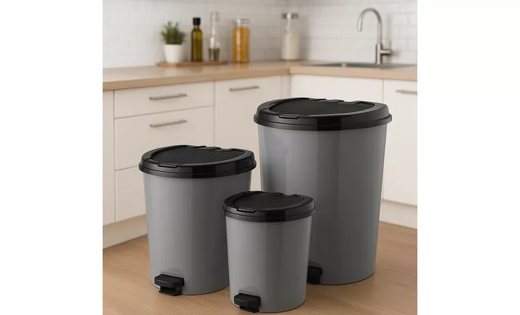 PEDAL TRASH BIN SET - DISPLAY BOX