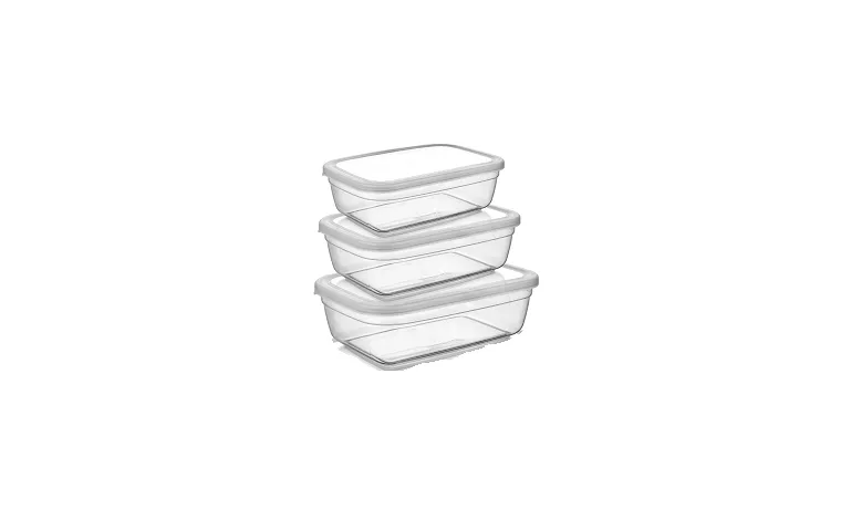 3 PIECE MAYA RECTANGULAR STORAGE CONTAINER SET