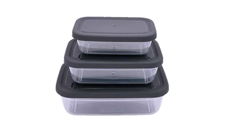 3 PIECE MAYA COLORED RECTANGULAR STORAGE CONTAINER SET
