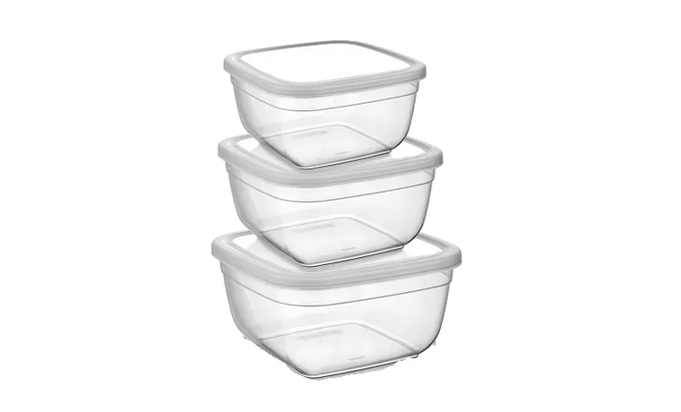 3 PIECE MAYA SQUARE STORAGE CONTAINER SET